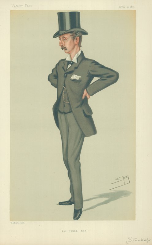 The Hon Edward Stanhope MP, The young man, 12. april 1879, Vanity Fair tegneserie av Leslie Matthew Ward