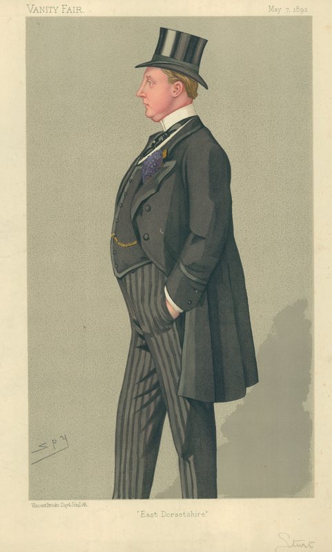 The Hon Humphrey Sturt, East Dorsetshire, 7. mai 1892, tegneserie Vanity Fair av Leslie Matthew Ward