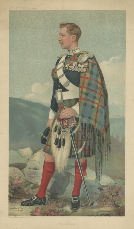 Marquess of Tullibardine (farge litho) av Leslie Matthew Ward