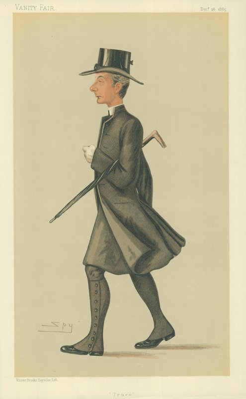The Right Rev George Howard Wilkinson, Bishop of Truro, Truro, 26. desember 1885, Vanity Fair tegneserie av Leslie Matthew Ward