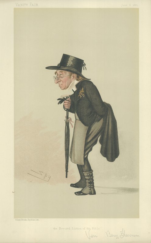 Den ærverdige Benjamin Harrison av Leslie Matthew Ward