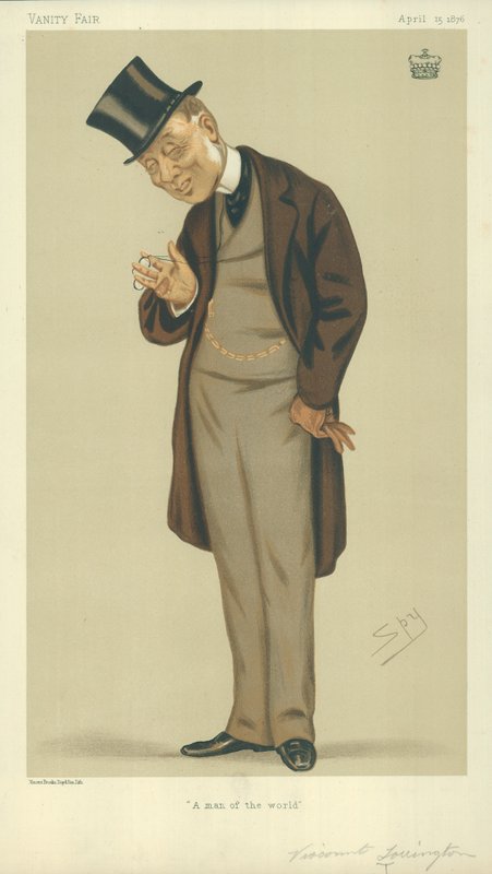 Viscount Torrington, A man of the world, 15. april 1876, Vanity Fair tegneserie av Leslie Matthew Ward