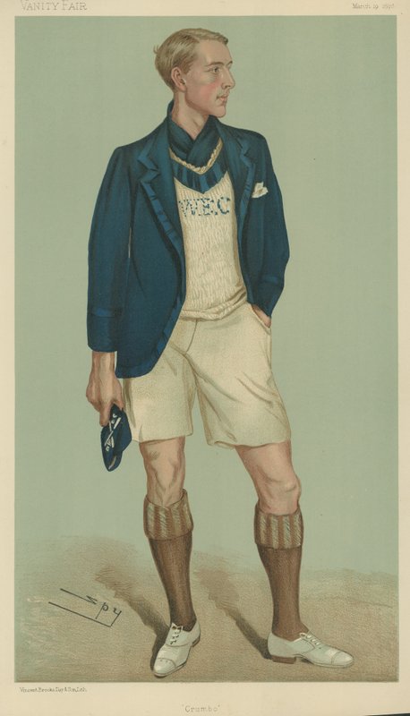 WE Crum, president for Oxford University Boat Club av Leslie Matthew Ward