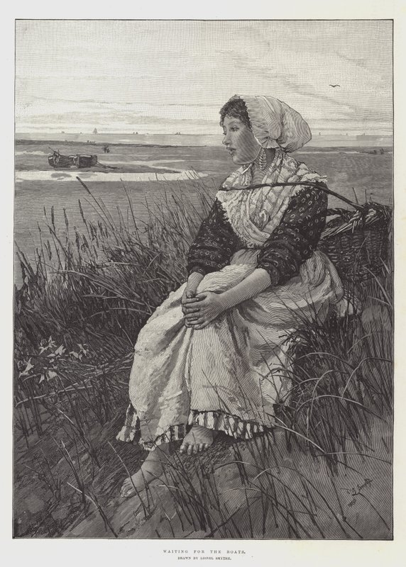 Venter på båtene av Lionel Percy Smythe