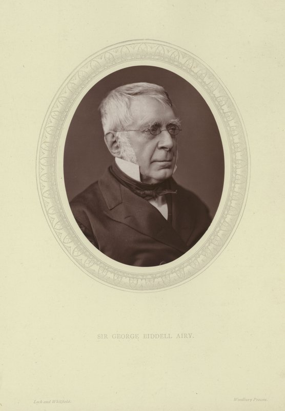 Portrett av Sir George Biddell Airy av Lock and Whitfield