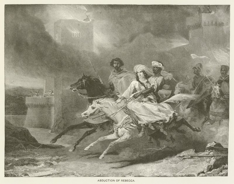 Bortføring av Rebecca av Léon Cogniet