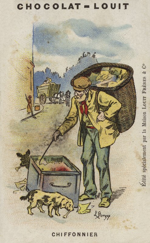 Chiffonnier (chromolitho) av Louis Borgex