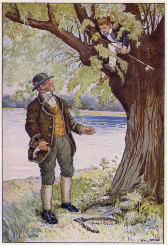 Illustrasjon for Tom Browns skoledager av Louis John Rhead