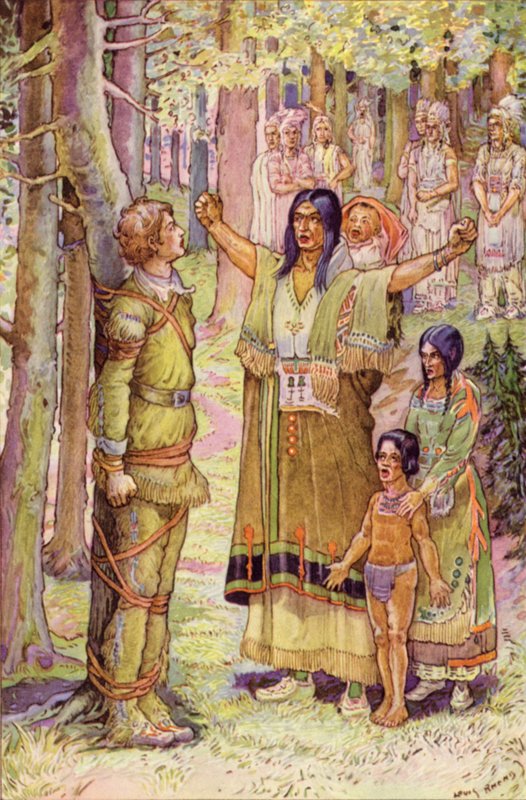 Hun fikk skogens buer til å ringe med skrikene sine av Louis John Rhead