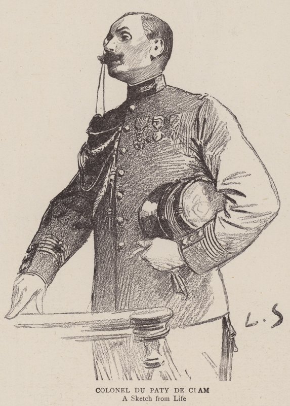 Oberst du Paty de Clam av Louis Remy Sabattier