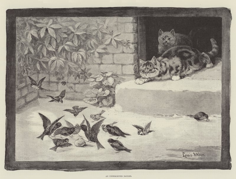 En uoppfattet fare av Louis Wain