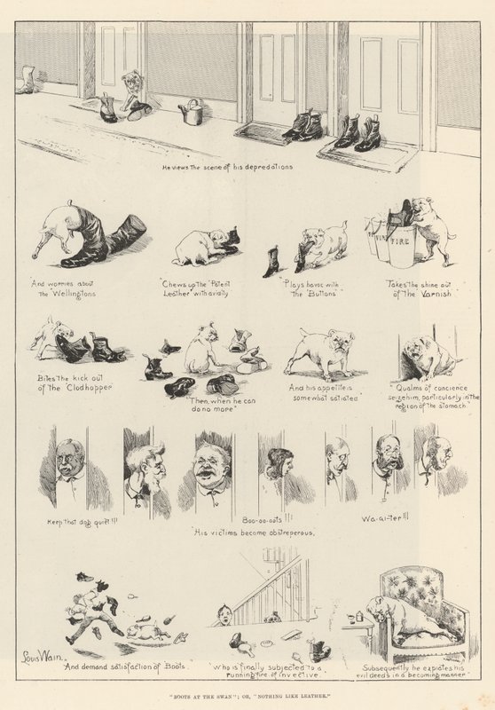 Støvler på Svanen; eller, ingenting som skinn av Louis Wain