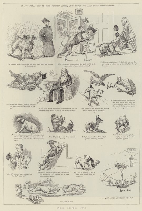 Andre folks kjæledyr av Louis Wain