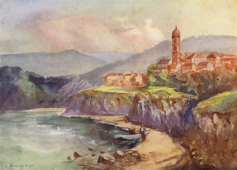 Tirnovo fra elven av Louis Burleigh Bruhl
