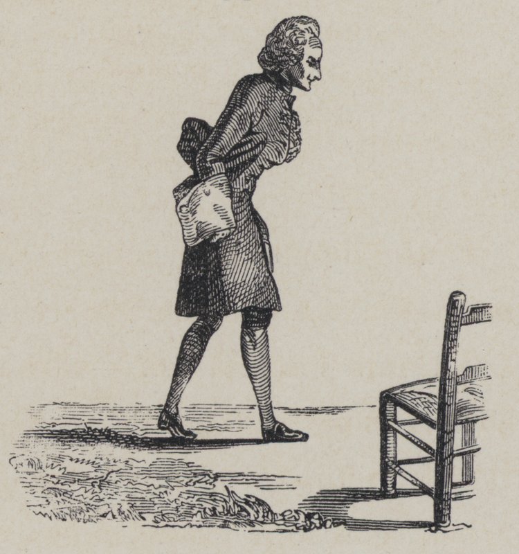 Jean-Philippe Rameau , fransk komponist (gravering) av Louis Carrogis (after) Carmontelle