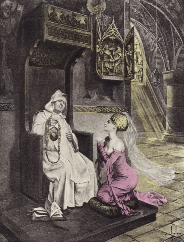 The Lady and the Friar, tredje dag, tredje historie av Louis Chalon