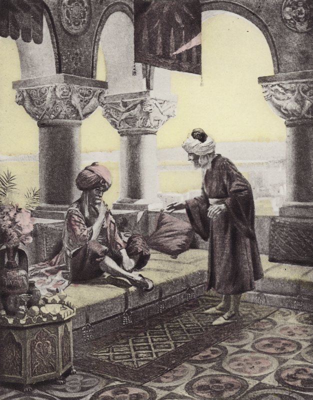 De tre ringene, første dag, tredje historie av Louis Chalon