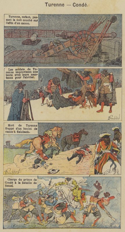 Turenne, Conde (farge litho) av Louis Charles (after) Bombled