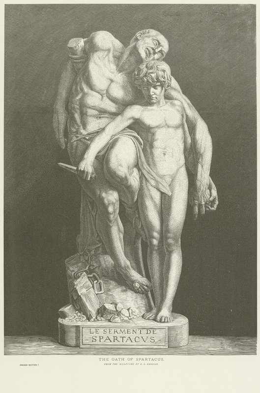 Eden til Spartacus av Louis Ernest Barrias
