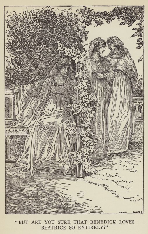 Men er du sikker på at Benedick elsker Beatrice så fullstendig? av Louis John Rhead