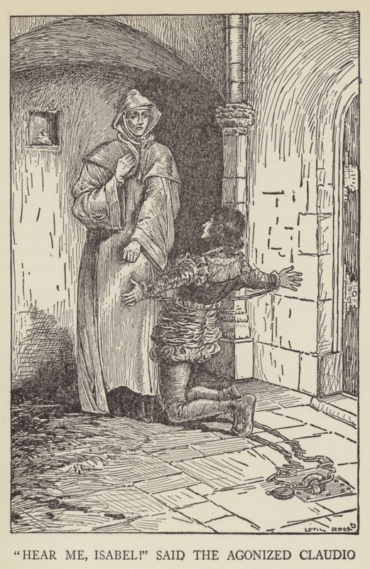 Hør meg, Isabel! sa den fortvilte Claudio av Louis John Rhead