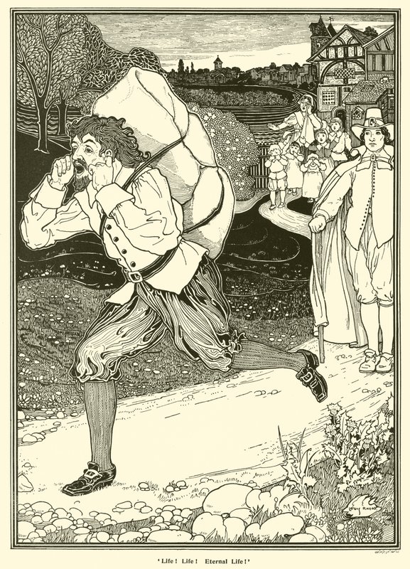 Liv! Liv! Evig liv! (gravering) av Louis John Rhead