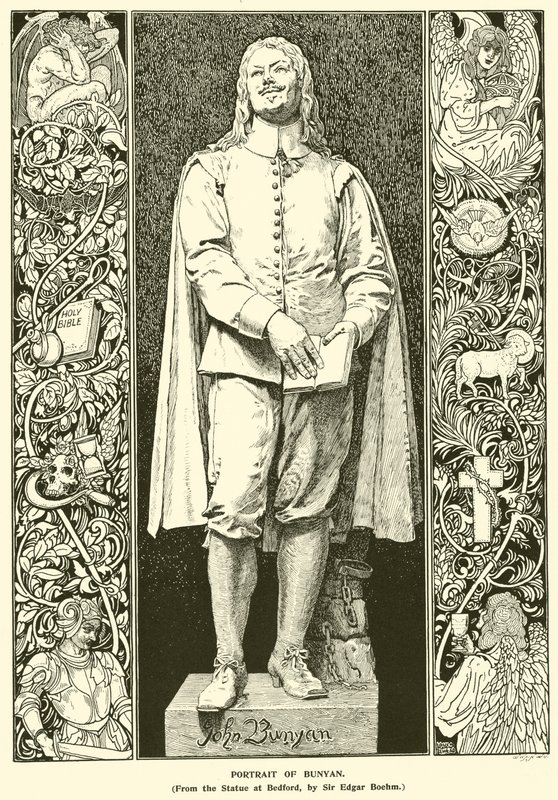 Portrett av Bunyan (gravering) av Louis John Rhead