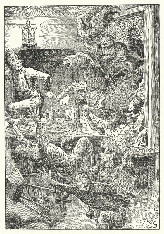 Bremen bymusikanter (litho) av Louis John Rhead