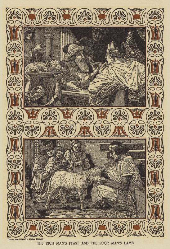 Den rikes fest og den fattiges lam av Louis John Rhead