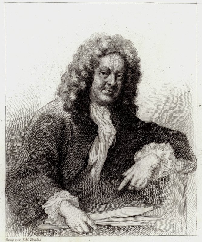 Nicolas-Henri Tardieu av Louis Michel van Loo