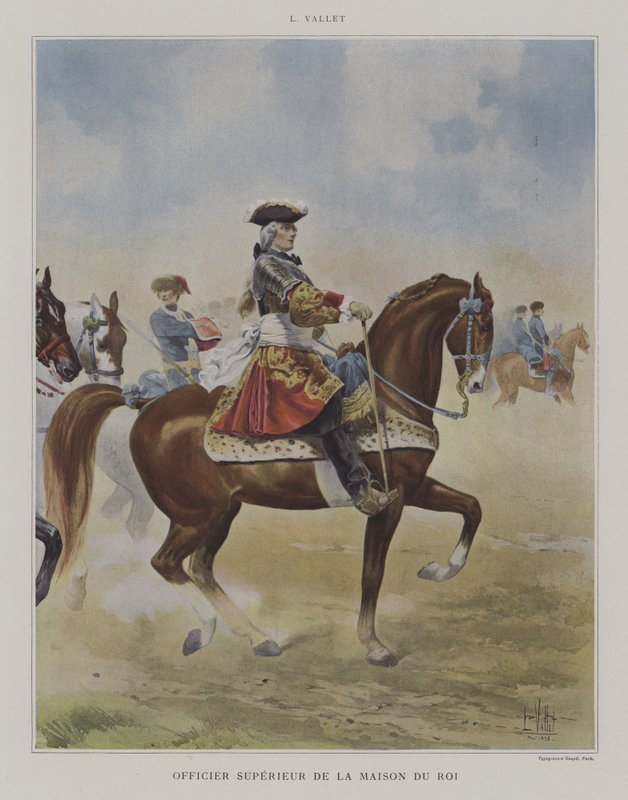 Senioroffiser i Kings Household av Louis Vallet