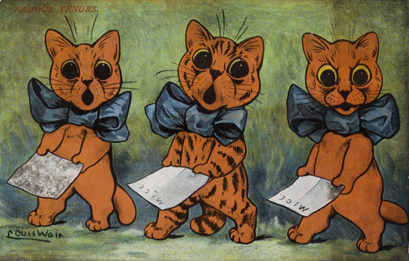 Kjente tenorer av Louis Wain