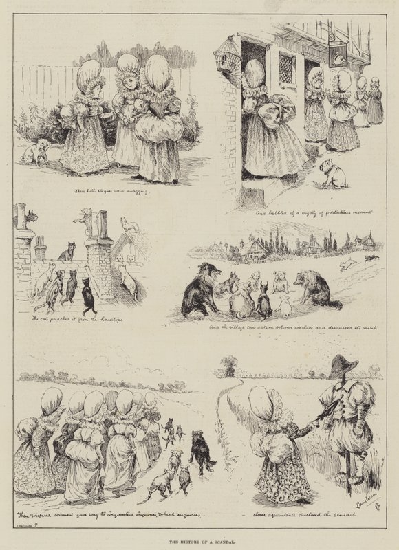 Historien om en skandale av Louis Wain