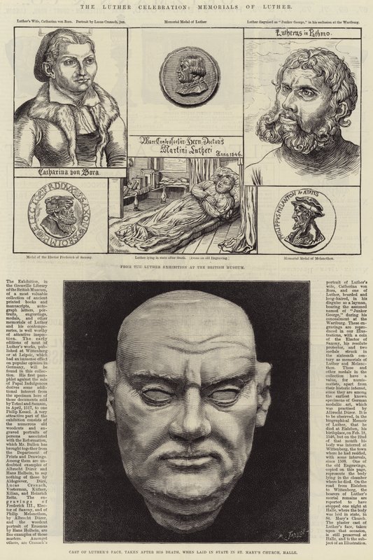 Luther-feiringen, minnesmerker over Luther av Lucas Cranach the Younger