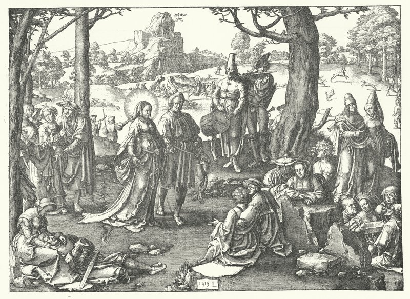 Magdalenas dans av Lucas van Leyden