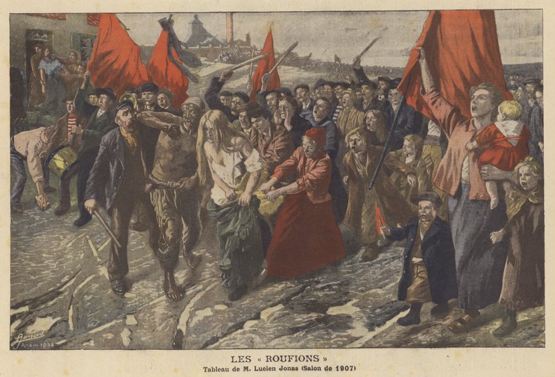 Les "Roufions" (farge litho) av Lucien Hector Jonas