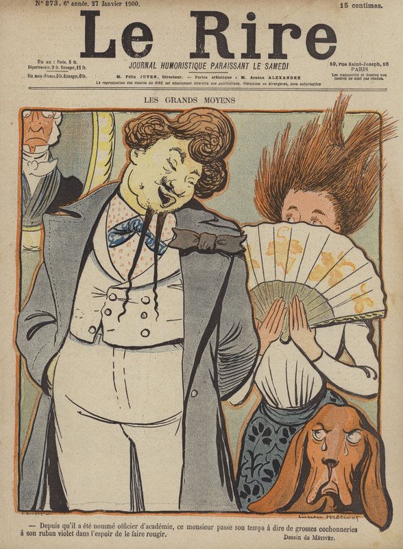 Illustrasjon for Le Rire av Lucien Metivet