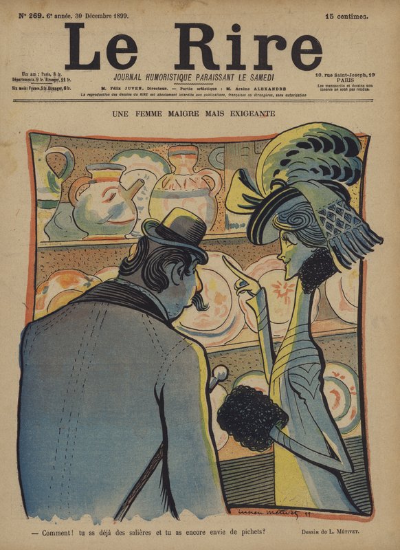 Illustrasjon for Le Rire av Lucien Metivet