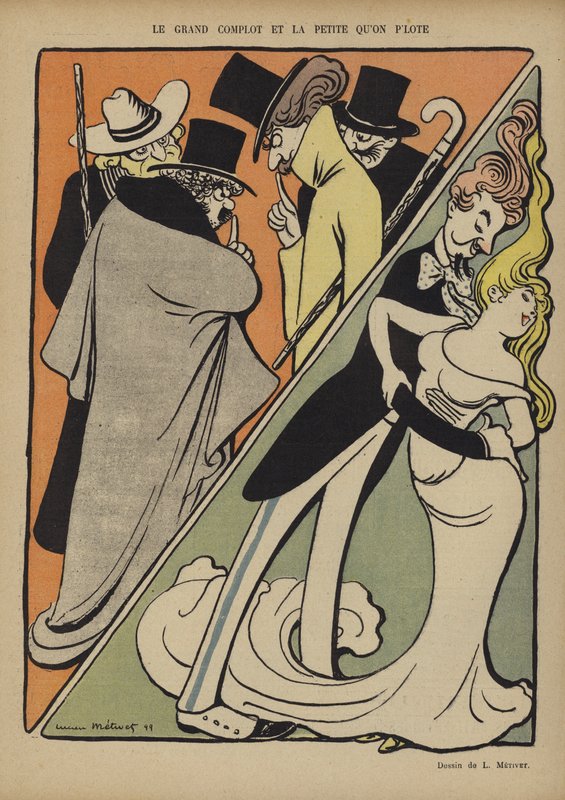 Illustrasjon for Le Rire av Lucien Metivet