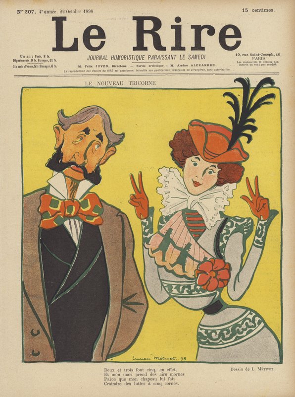 Illustrasjon for Le Rire av Lucien Metivet