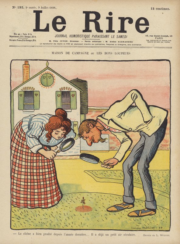 Illustrasjon for Le Rire av Lucien Metivet