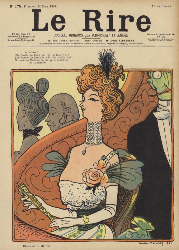 Illustrasjon for Le Rire av Lucien Metivet