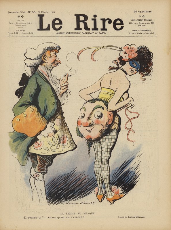 Illustrasjon for Le Rire av Lucien Metivet