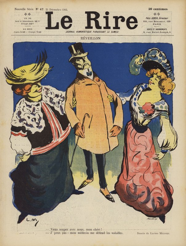 Illustrasjon for Le Rire av Lucien Metivet