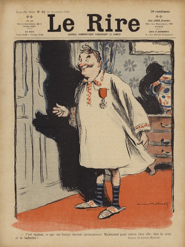 Illustrasjon for Le Rire av Lucien Metivet