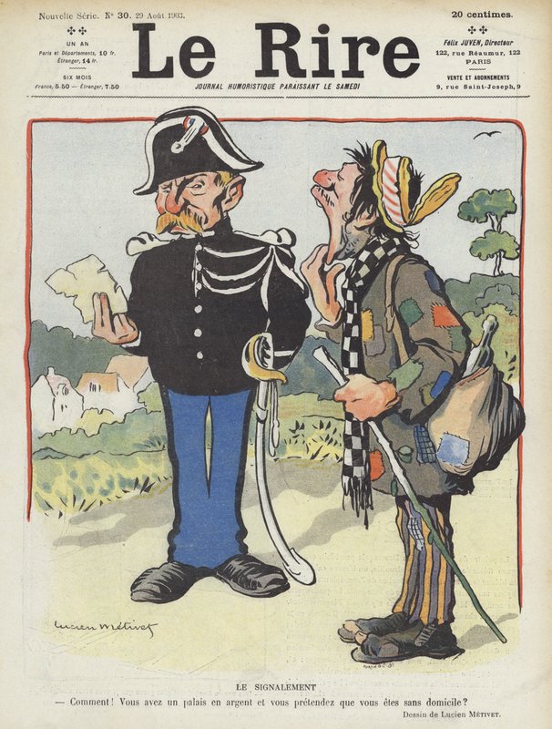Illustrasjon for Le Rire av Lucien Metivet