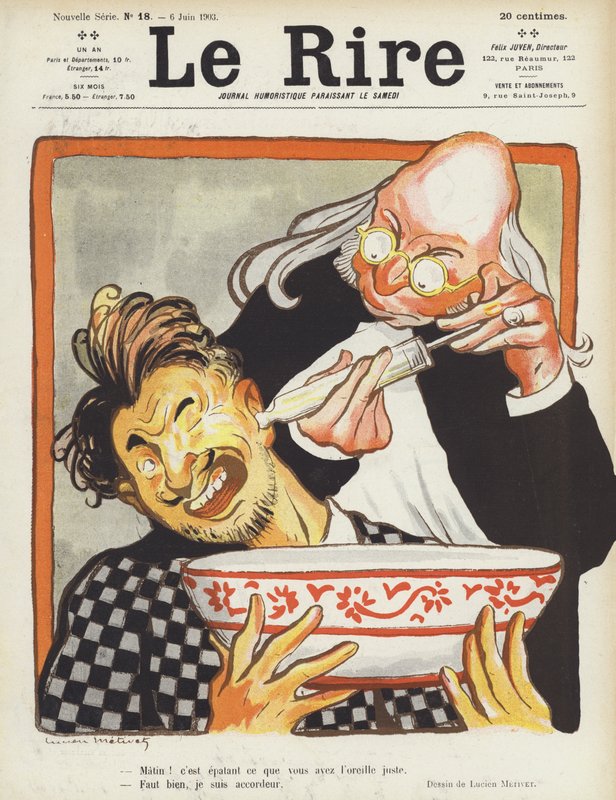 Illustrasjon for Le Rire av Lucien Metivet
