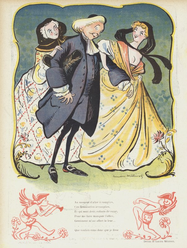 Illustrasjon for Le Rire av Lucien Metivet