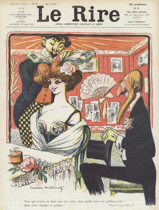 Illustrasjon for Le Rire av Lucien Metivet
