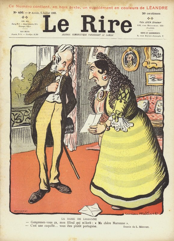 Illustrasjon for Le Rire av Lucien Metivet